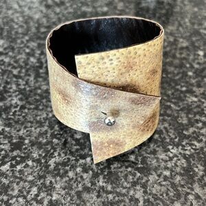Icelandic designer fish leather bracelet